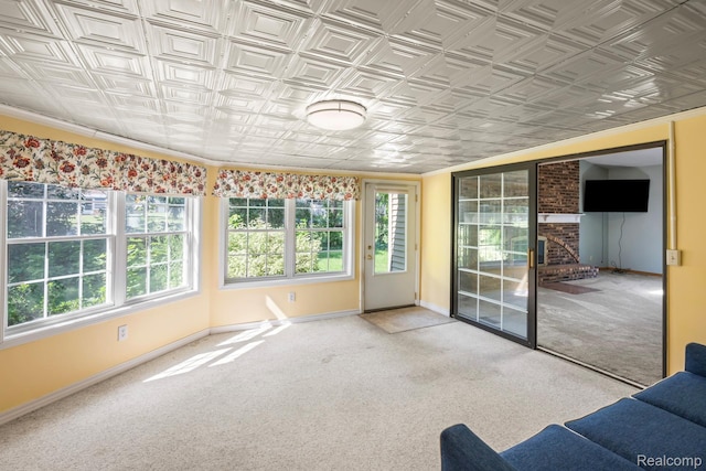 609 N Wickshire Ln, Durand, MI 48429 - unfurnished sunroom featuring plenty of natural light