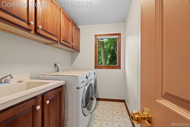 260 Forest Crest Dr, Commerce Twp, MI 48390 - laundry room featuring cabinet space and washer and clothes dryer