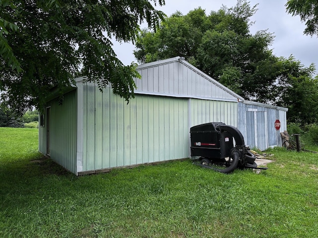 8210 E Pierce Rd, Hesperia, MI 49421 - view of pole building featuring a yard