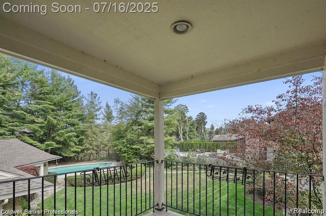 56 Oxford Rd, Grosse Pointe Shores, MI 48236 - balcony featuring view of pool