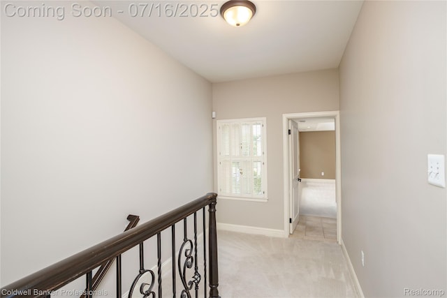 56 Oxford Rd, Grosse Pointe Shores, MI 48236 - corridor featuring baseboards and light carpet