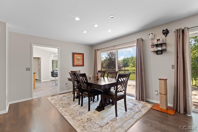579 Budlong St, Adrian, MI 49221 - dining room with recessed lighting and wood finished floors