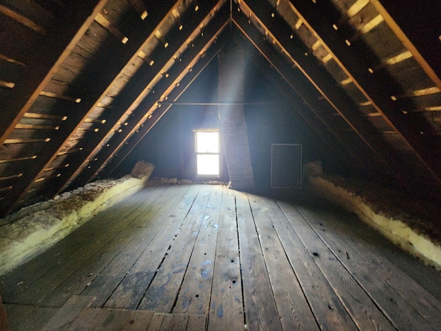 214 S Gorham St, Jackson, MI 49203 - view of attic