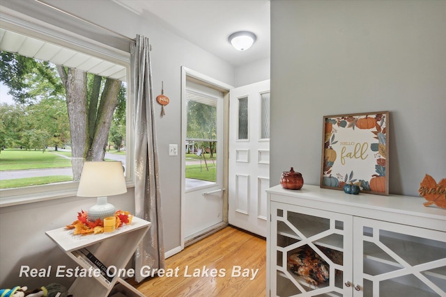 2270 Anderson Rd, Saginaw, MI 48603 - entryway featuring light wood-style flooring
