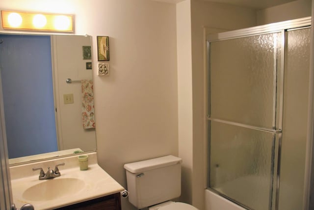 1265 S Maple Rd Unit 207, Ann Arbor, MI 48103 - bathroom with vanity and shower / bath combination with glass door