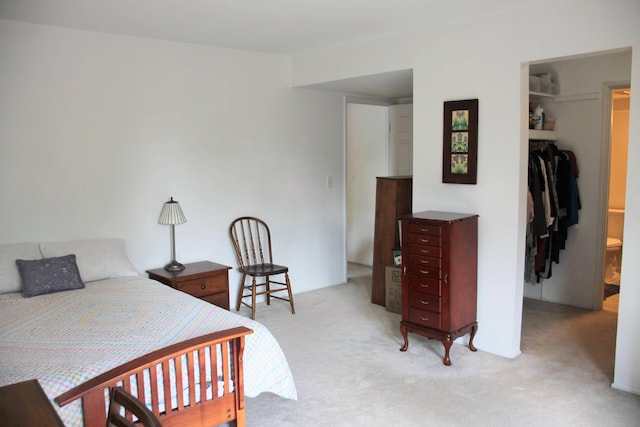 1265 S Maple Rd Unit 207, Ann Arbor, MI 48103 - bedroom with a spacious closet and light colored carpet
