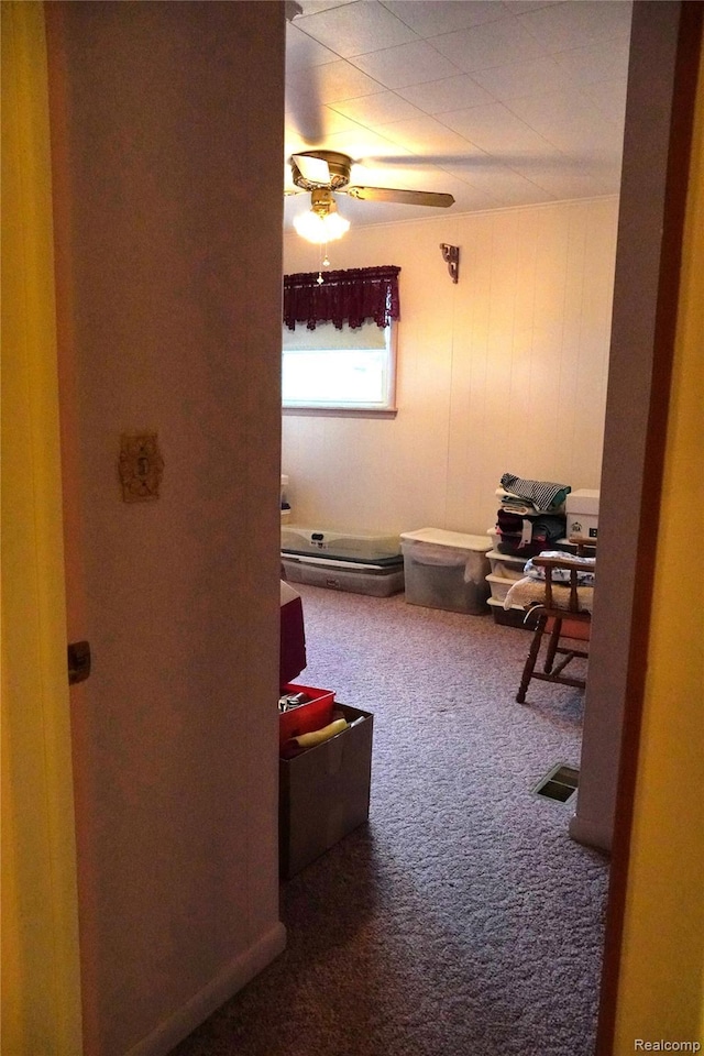 1295 Hadley Rd, Lapeer, MI 48446 - hall with carpet