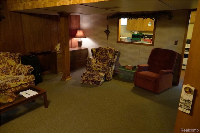 1295 Hadley Rd, Lapeer, MI 48446 - sitting room with carpet floors
