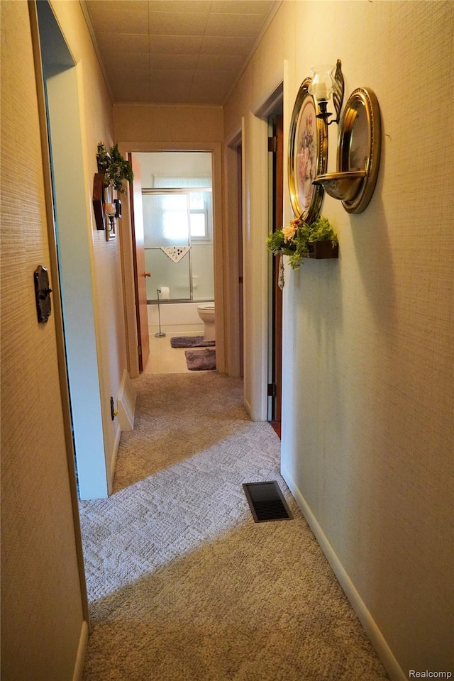 1295 Hadley Rd, Lapeer, MI 48446 - corridor featuring carpet flooring