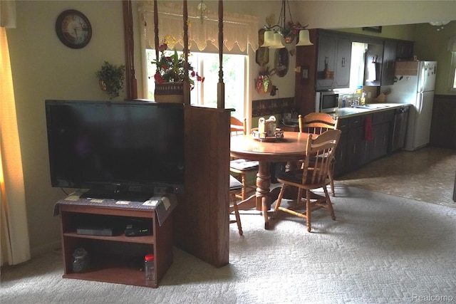 1295 Hadley Rd, Lapeer, MI 48446 - dining space featuring carpet floors