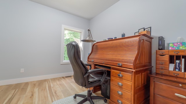 2816 Niles Buchanan Rd, Buchanan, MI 49107 - office with light wood-type flooring and baseboards