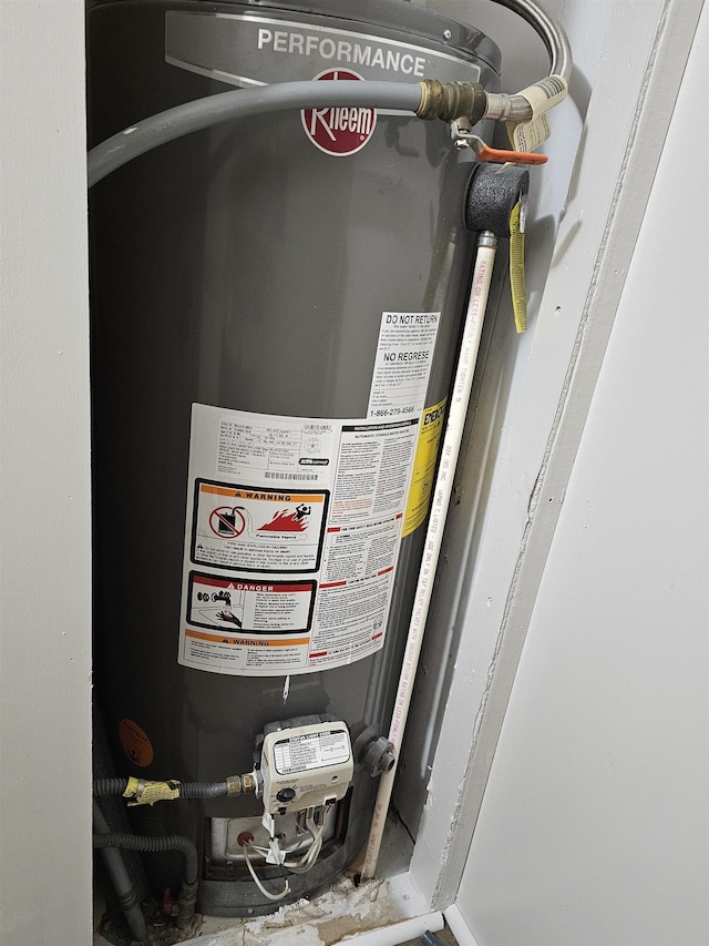 5955 N Pendell Rd, Elwell, MI 48832 - utilities featuring gas water heater