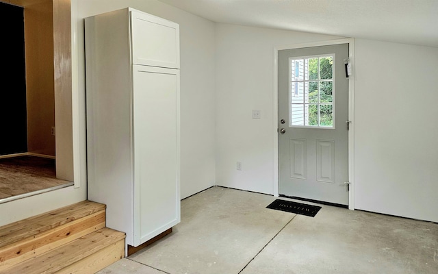 5955 N Pendell Rd, Elwell, MI 48832 - entrance foyer featuring concrete flooring
