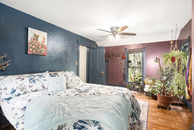 429 Portage Ave, Three Rivers, MI 49093 - bedroom with a ceiling fan