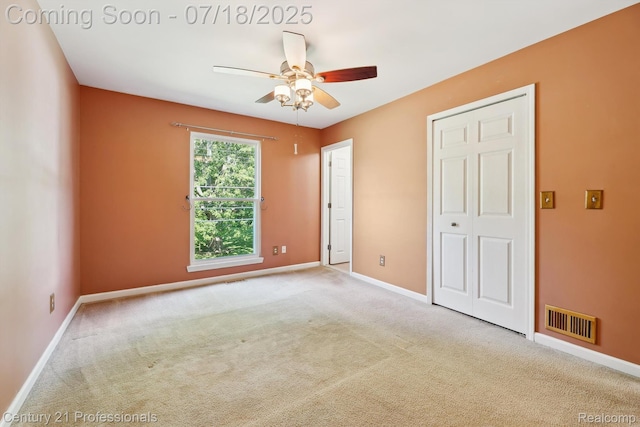 1605 N Hanlon St, Westland, MI 48185 - unfurnished bedroom with carpet flooring and ceiling fan
