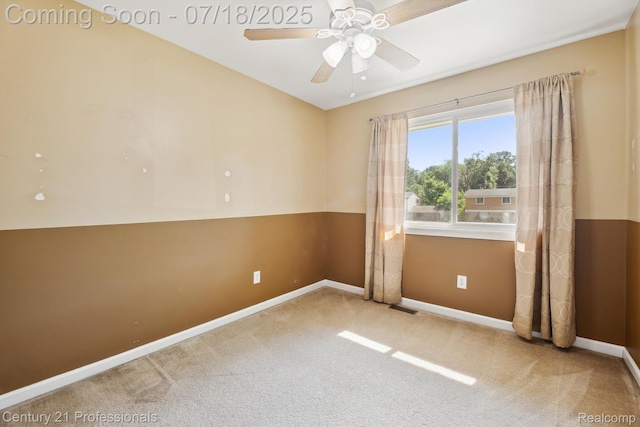 1605 N Hanlon St, Westland, MI 48185 - unfurnished room with a ceiling fan and carpet floors