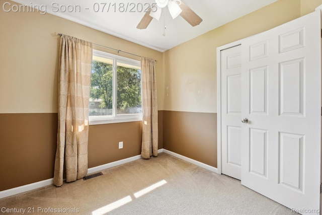 1605 N Hanlon St, Westland, MI 48185 - unfurnished bedroom with carpet and ceiling fan