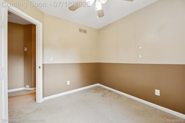 1605 N Hanlon St, Westland, MI 48185 - carpeted spare room with ceiling fan and baseboards