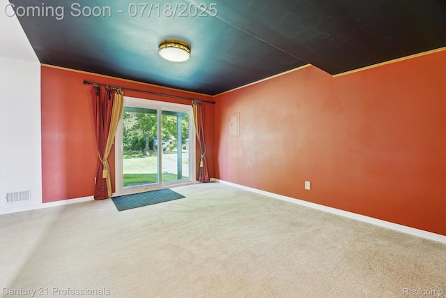 1605 N Hanlon St, Westland, MI 48185 - carpeted empty room with baseboards