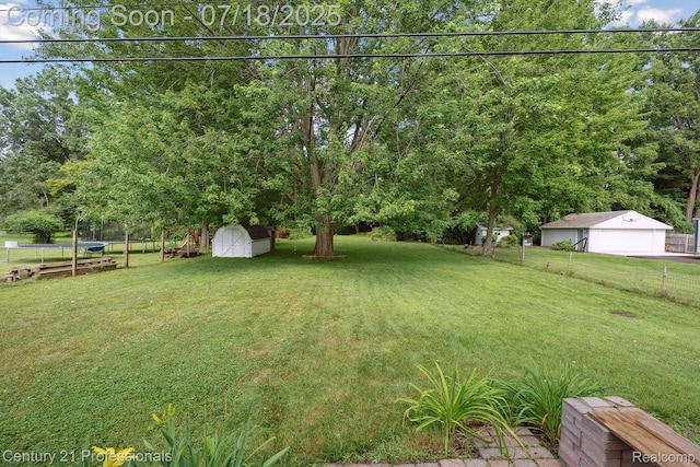 1605 N Hanlon St, Westland, MI 48185 - view of yard featuring a storage shed