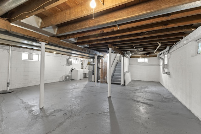622 Tromley St, Inkster, MI 48141 - basement featuring stairway and electric panel