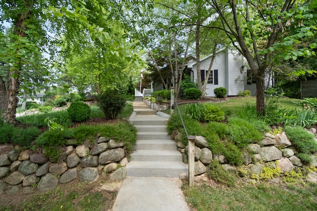 2113 Ridgeway Rd, Jackson, MI 49203 - view of yard with stairs