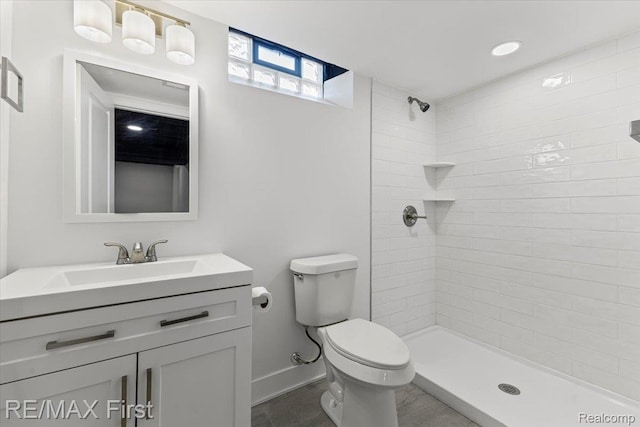 29924 Taylor St, Saint Clair Shores, MI 48082 - full bath featuring vanity and tiled shower
