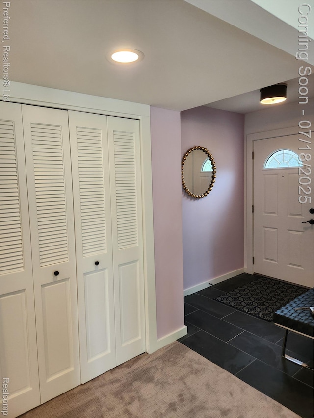 19370 W 11 Mile Rd, Lathrup Village, MI 48076 - foyer with baseboards and tile patterned flooring