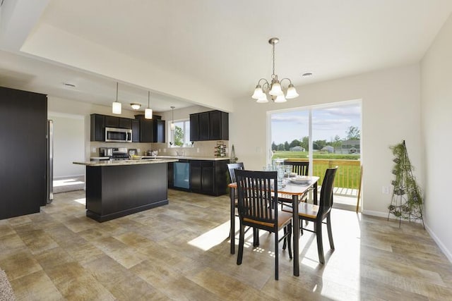 LOT107 Butternut Dr, Wayland, MI 49348 - dining room featuring a chandelier and light wood-style floors