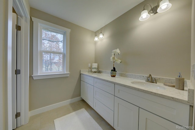 MOH45 Birkdale Dr Unit 45, Howell, MI 48843 - full bath with double vanity and tile patterned flooring