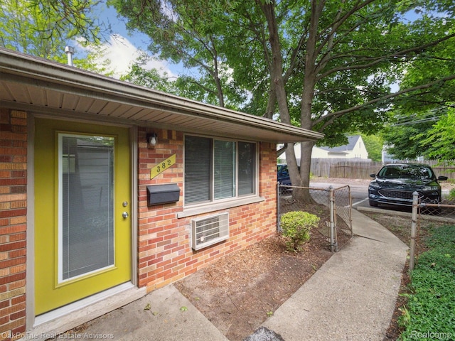1010 Laprairie St, Ferndale, MI 48220 - view of exterior entry featuring brick siding