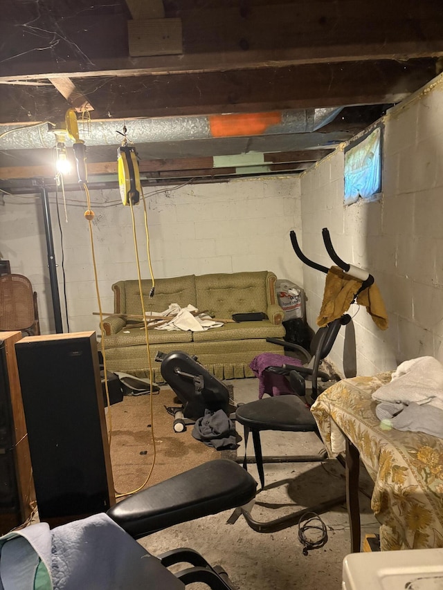 2062 Hatch Ave, Benton Harbor, MI 49022 - view of unfinished below grade area