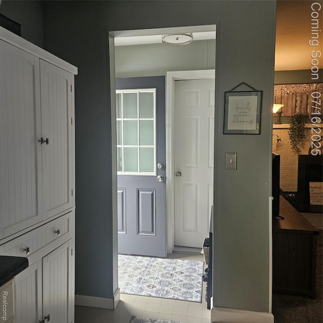 27315 Gilbert Dr, Warren, MI 48093 - tiled foyer with baseboards