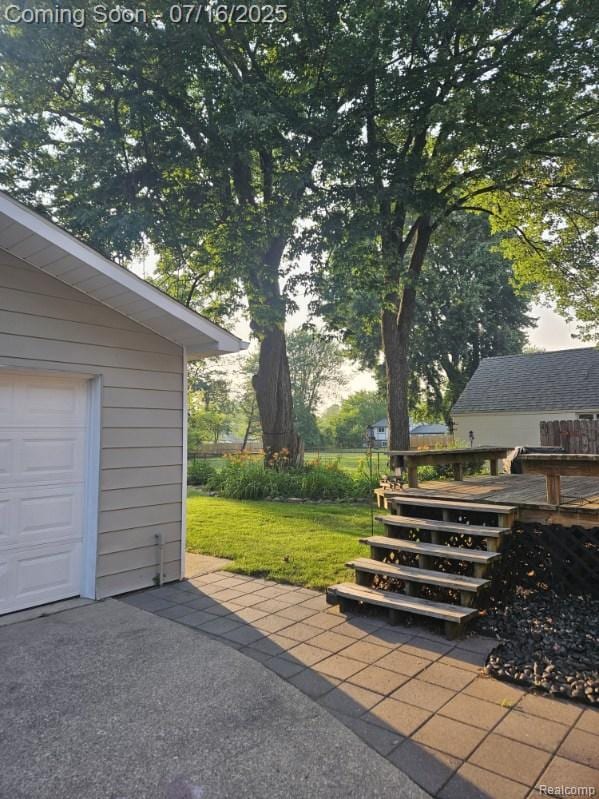 27315 Gilbert Dr, Warren, MI 48093 - view of patio / terrace featuring a deck