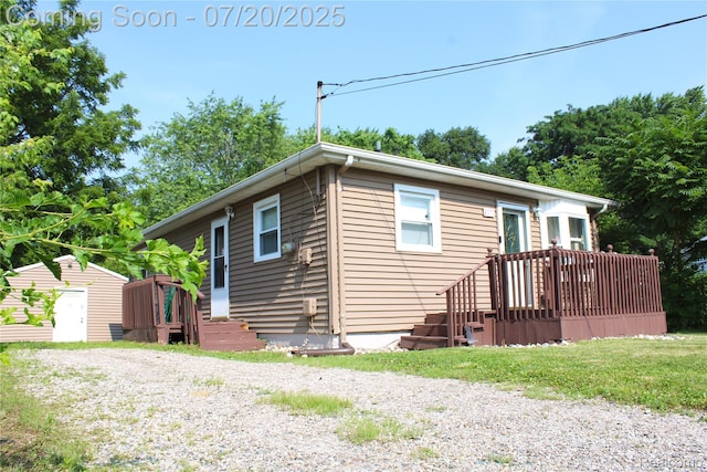 1030 Meida St, Flint, MI 48532 - view of front of home featuring a shed