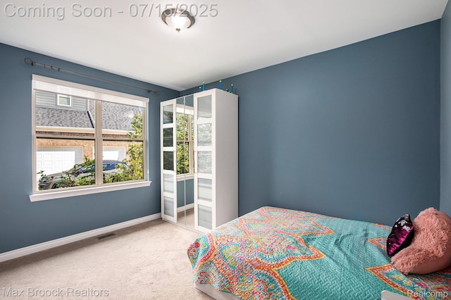 23395 Stoneleigh Ct, South Lyon, MI 48178 - carpeted bedroom featuring baseboards