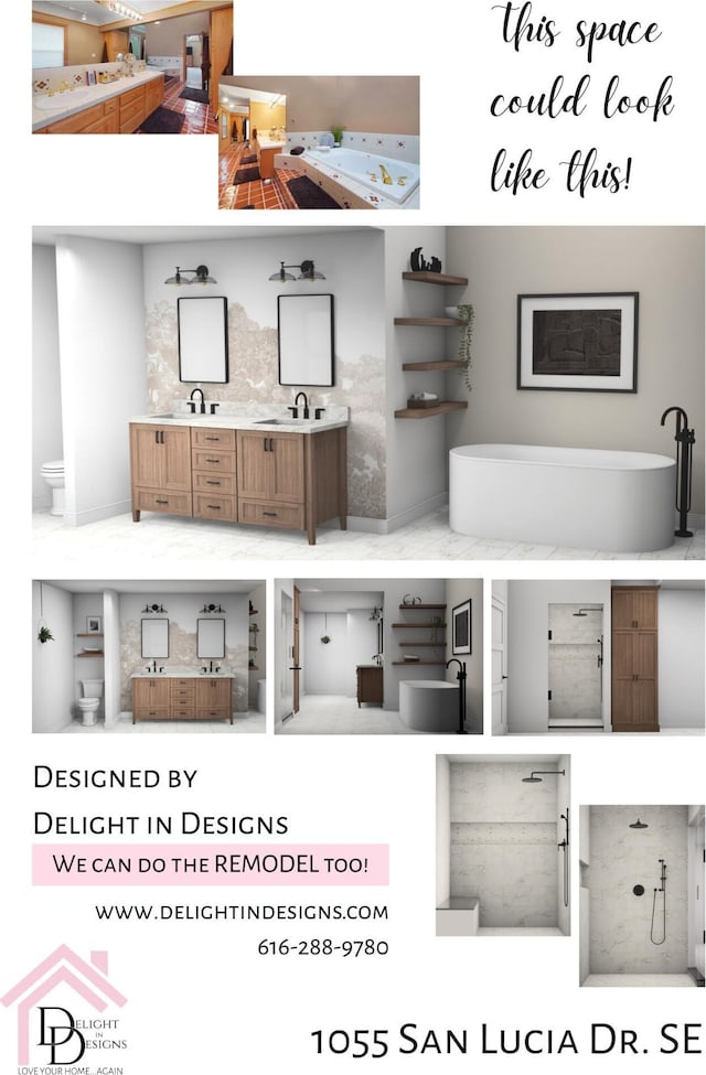 1055 San Lucia Dr SE, Grand Rapids, MI 49506 - view of a document with multiple images