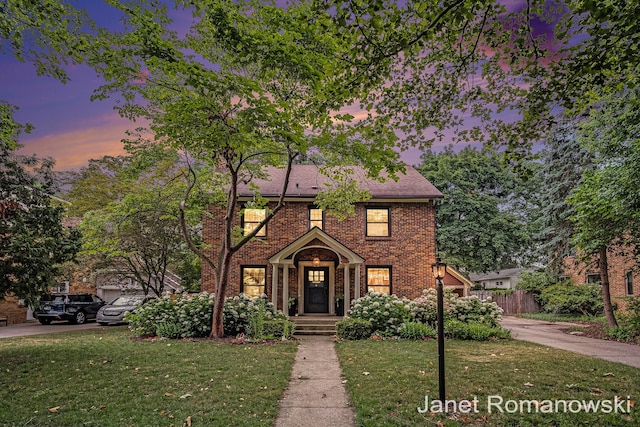 1055 San Lucia Dr SE, Grand Rapids, MI 49506 - colonial inspired home featuring brick siding