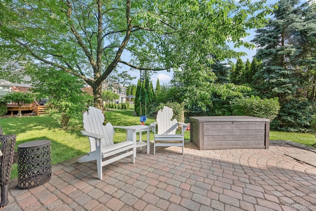 1760 Bedlington Ct, Rochester Hills, MI 48307 - view of patio with a deck