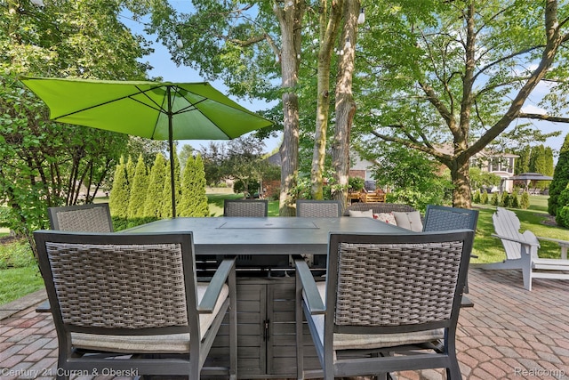 1760 Bedlington Ct, Rochester Hills, MI 48307 - view of patio / terrace with outdoor dining space