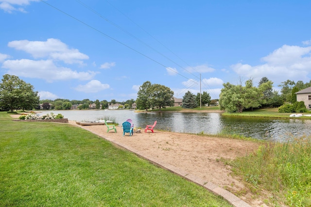 172 Bay Meadows Dr, Holland, MI 49424 - surrounding community with a yard and a water view