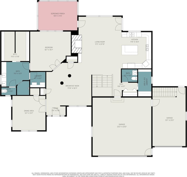 172 Bay Meadows Dr, Holland, MI 49424 - view of floor plan / room layout