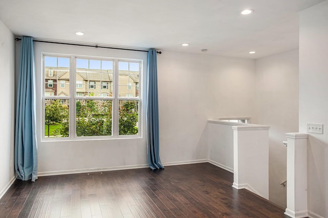 2817 Hartwick Dr, Rochester Hills, MI 48307 - empty room featuring wood finished floors and recessed lighting