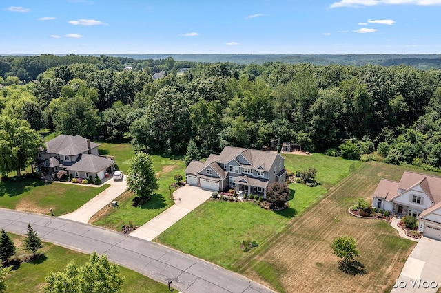 5362 Settlers Grove Rd NE, Belmont, MI 49306 - aerial view of property and surrounding area featuring a forest