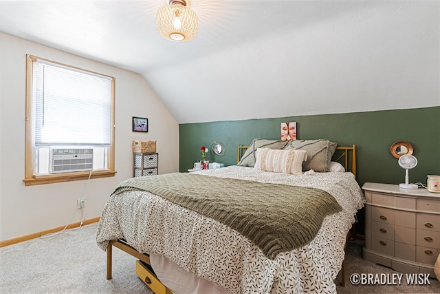 302 W 22nd St, Holland, MI 49423 - carpeted bedroom with lofted ceiling and cooling unit