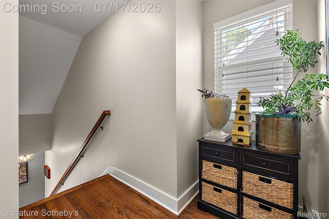 1120 Wyandotte Ave, Royal Oak, MI 48067 - stairway with wood finished floors and baseboards