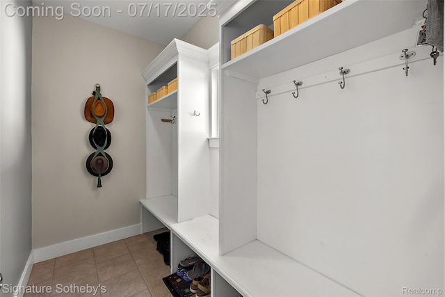 1120 Wyandotte Ave, Royal Oak, MI 48067 - mudroom featuring baseboards and light tile patterned floors