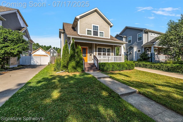 1120 Wyandotte Ave, Royal Oak, MI 48067 - view of front of property with a porch