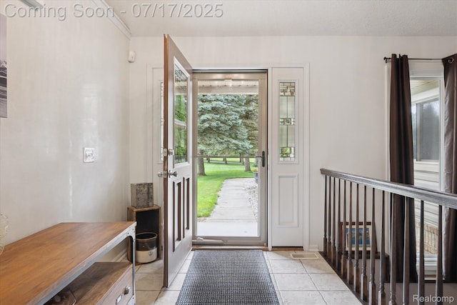 1847 Brandy Ln, Brighton, MI 48114 - foyer entrance with light tile patterned flooring