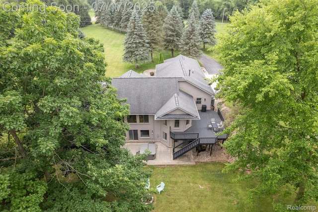 1847 Brandy Ln, Brighton, MI 48114 - aerial view of property and surrounding area